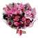 букет из роз и тюльпанов с лилией. Москва